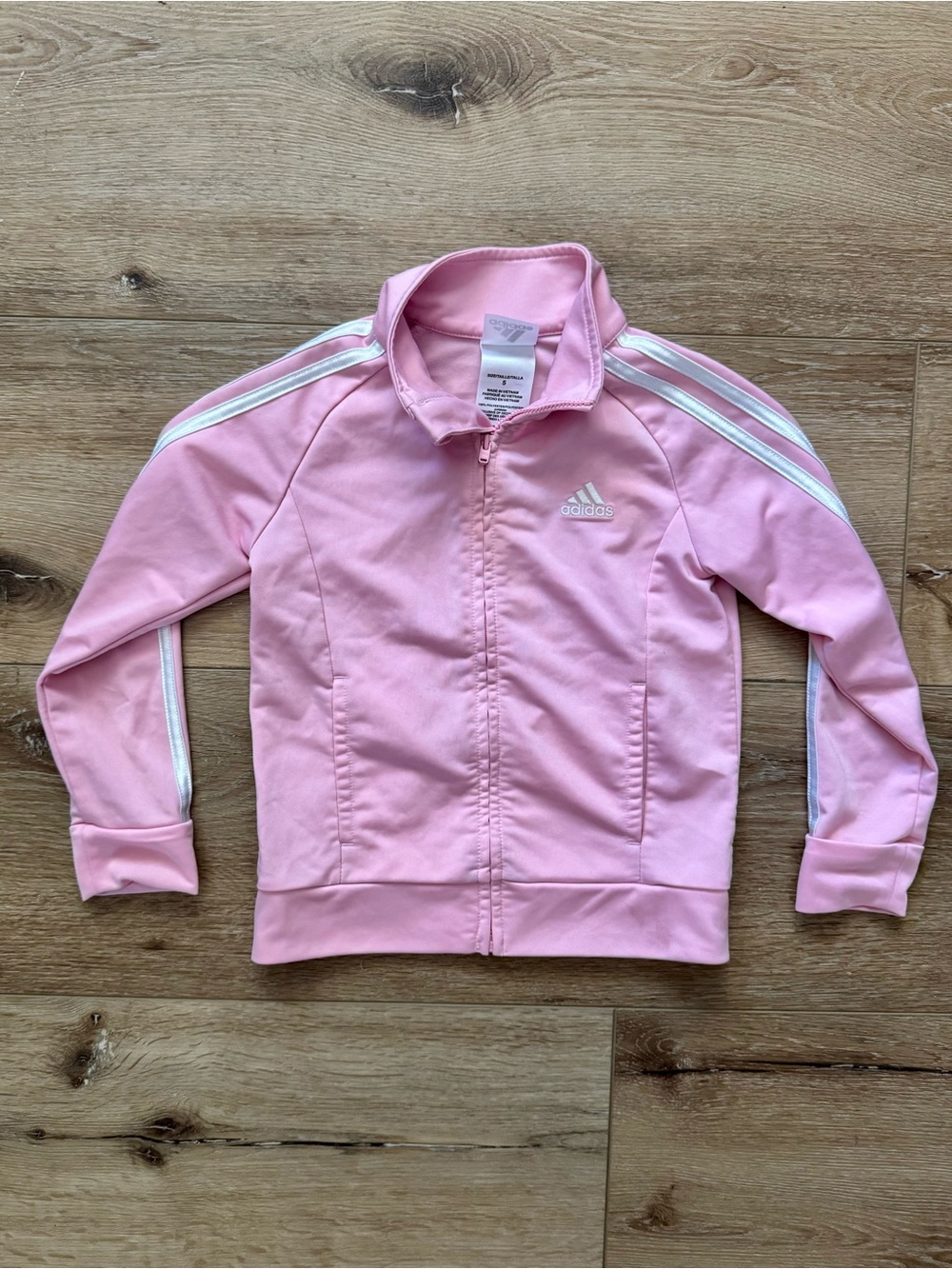 adidas Pink Kids' Zipper Jacket